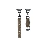 Кофейный с черной застежкой