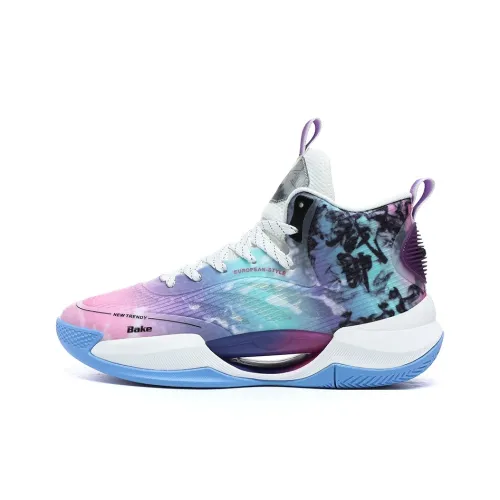 Bake Амортизация Устойчивость к истиранию Противоскользящие Высокие Баскетбольные кроссовки Мужские