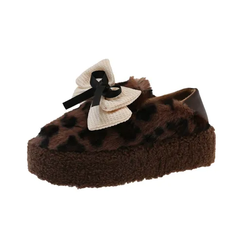 LUTAI Cute Loafers с Rubber Sole Женские