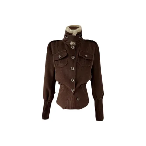 QIAOMONVHAI Кофе Женские Куртки