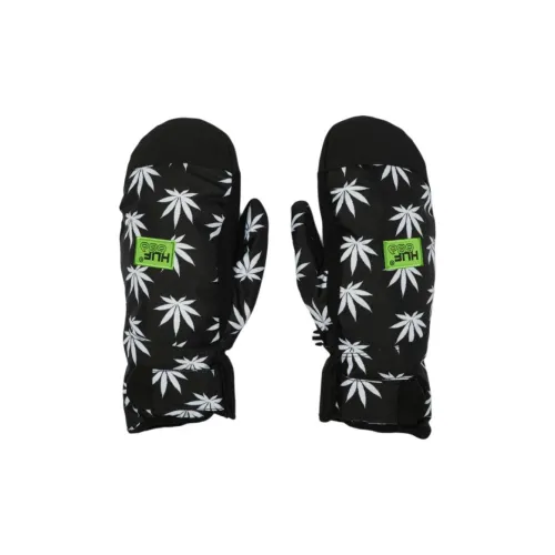 HUF совместные бренд Высокая плотность Оксфорд Тряпочка Перчатки Унисекс Черный