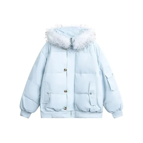 XIAOLIZI Синий Унисекс Пуховики