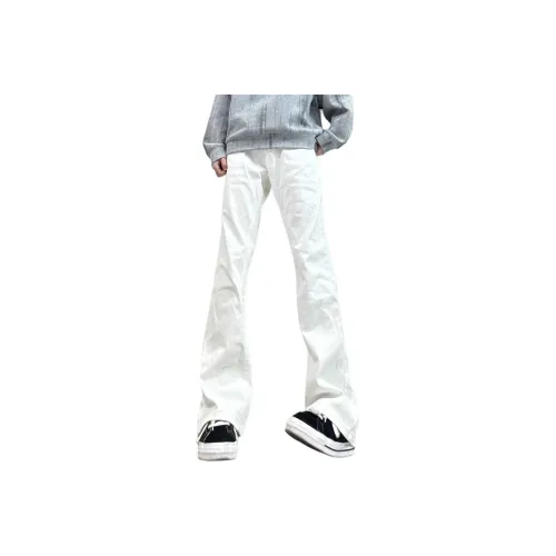 SKBO Белый Полу-Эластичный Пояс Унисекс Джинсы