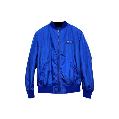 VERSACE Blue Men's Jackets VERSACE Синий Мужские Куртки