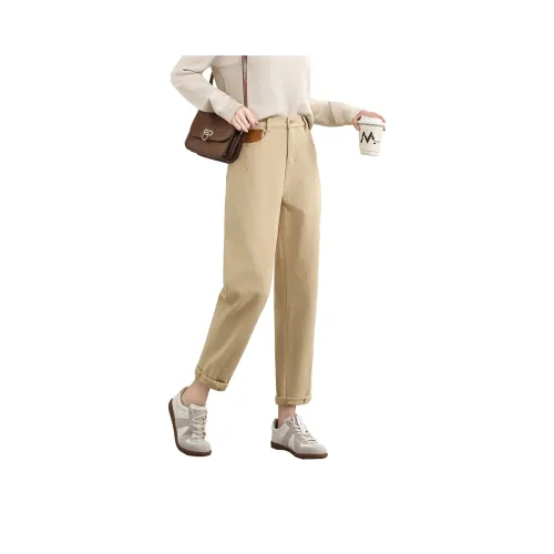 SMEN Хаки Женские Джинсы