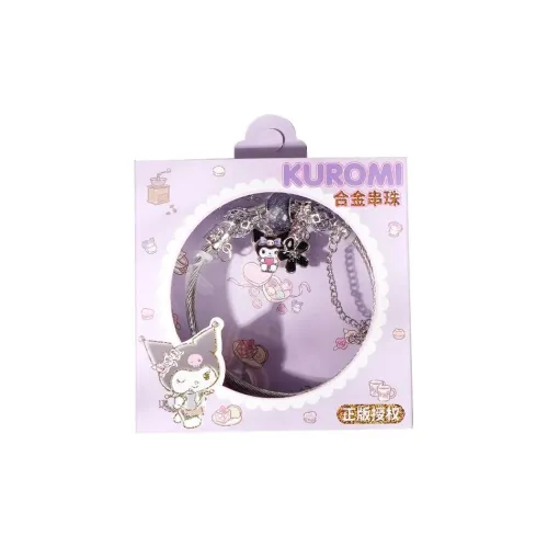 Санрио Kuromi My Melody Сплав Браслет Модный Браслет с Бусинами и Подвеской Шнурок Браслет-шнурок