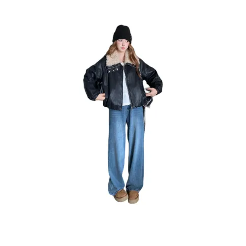 LAOYECHE Кожа Куртка Женская