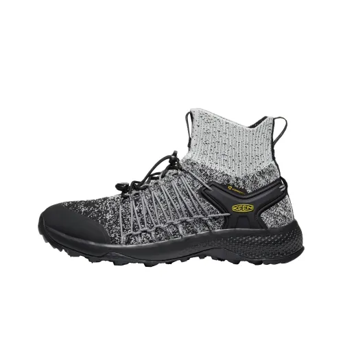KEEN Водонепроницаемый Поддержка MID Топ Уличная обувь Унисекс Серый Черный