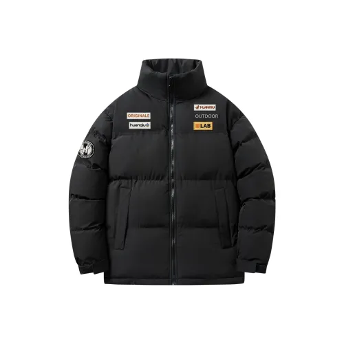 HUANQIU Черный Унисекс Пуховики