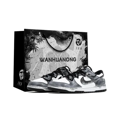 Nike Dunk Wan HUA Nong Zhu Yi Сумка для покупок Устойчивые к истиранию Низкий топ Кроссовки для скейтбординга Мужские