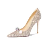 Нефритовая бусина и зеркальце 10 см