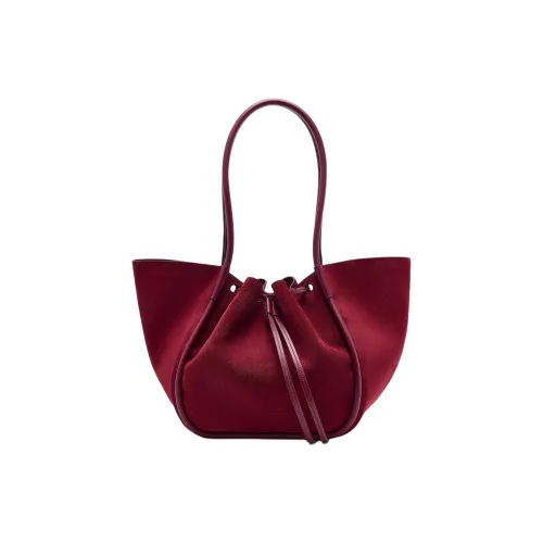 PROENZA SCHOULER Телячья кожа Сумка на плечо Большая Женская Красная