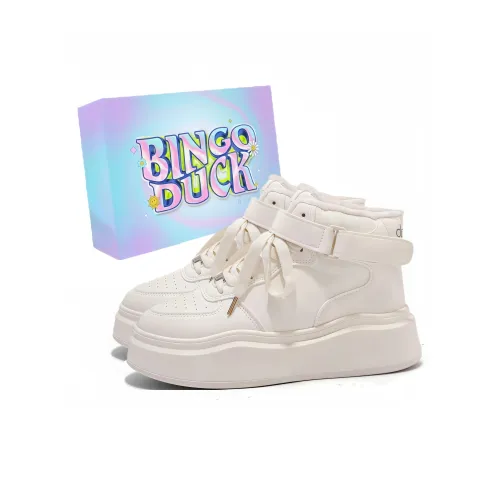 BINGO DUCK Высокий топ Повседневная обувь для скейтбординга Женская