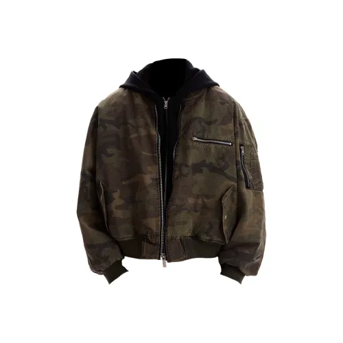 SAGP Камуфляж Mock Двухкомпонентные Унисекс Куртки