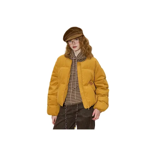 Coolhut Имбирно-желтый Женские Пуховики