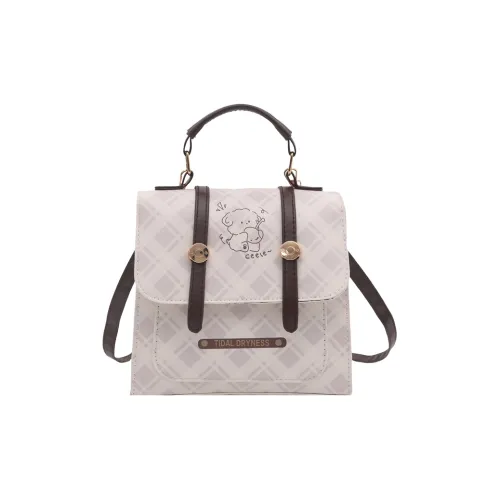 BRABOSTON ПУ (полиуретан) Рюкзак Стандартный Унисекс Белый Розовый