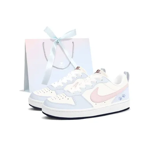 Nike Court Borough Морская соль Кошачья лапа Устойчивые к истиранию Противоскользящие Низкие Кроссовки для скейтбординга