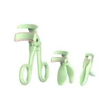 Зеленый кисть для туши, щипцы для завивки, набор из трех предметов