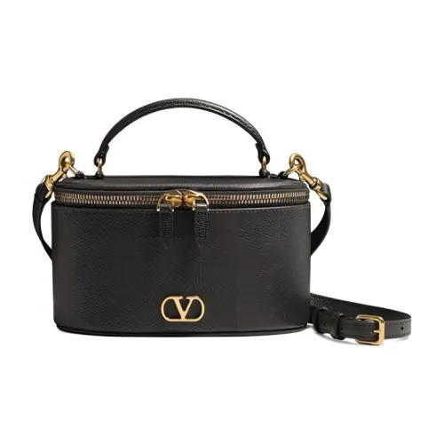 Valentino Vlogo Signature Корова Кожа Сумка Мини Женская Черная