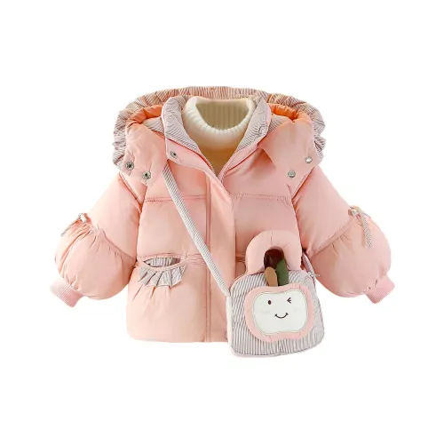 WEILAIZHIXING Розовый Детские дошкольные утеплённые куртки