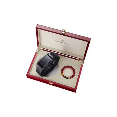 Maserati Ремни из коровьей кожи мужские металлический цвет ширина 3,5 см