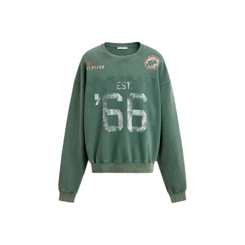 ZARA Collaboration Светло-зеленый Мужской Свитшот