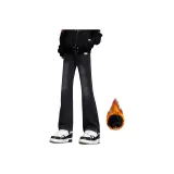 Черно-серый [утолщенная флисовая подкладка]