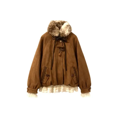 ABBY GODDESS Коричневый Пальто Женские Куртки