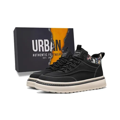 URBAN AUTHENTIC Износостойкие Легкие Противоскользящие Высокие Кроссовки для скейтбординга Мужские