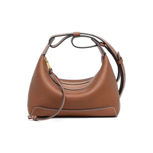 Crtnzo Kroez Сумка через плечо из коровьей кожи с синтетической кожей женская темно-коричневый