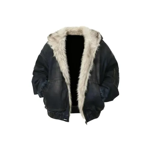 ZOTRANS Темно-синий Унисекс Пуховики