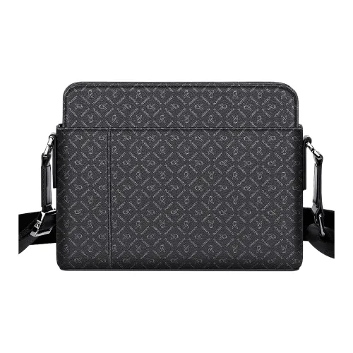 PLAYBOY Коллаборация ПВХ Сумка через плечо Средняя Мужская Черная