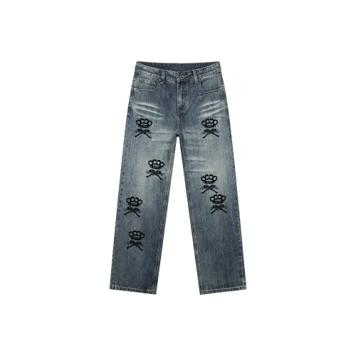 MRJ Джинсовый синий Унисекс Джинсы