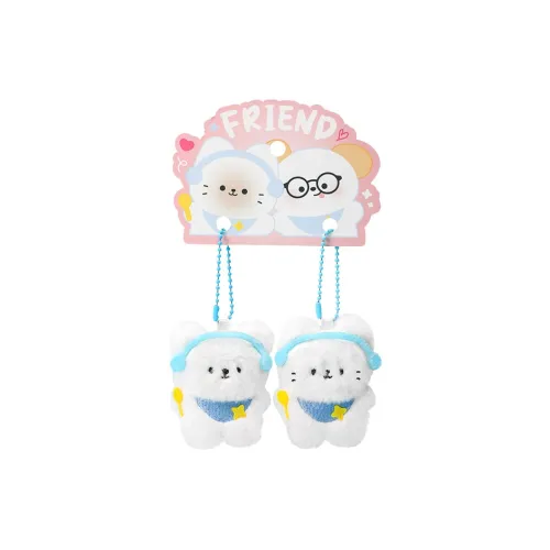 FANSEN Мультяшная кошка едящая маленькую куклу животных плюшевая подвеска длина тела 7 см