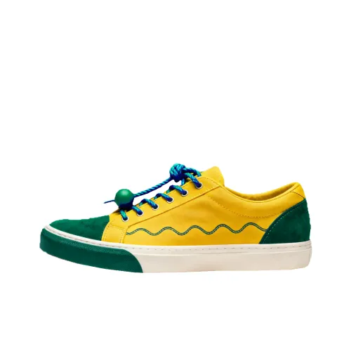 7 SEVFUN Амортизация Поддержка Устойчивость к износу Легкий Низкий Топ Скейтборд Кроссовки Унисекс Желтый Зеленый 025