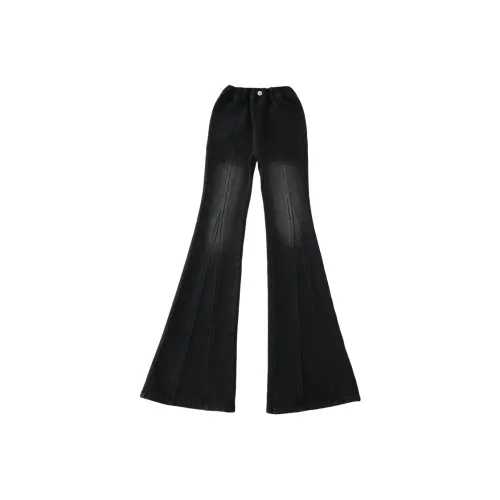 T.MOO Черные Джинсы для школьного возраста