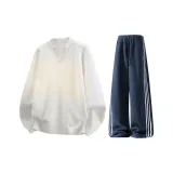 Белый + Темно-синий