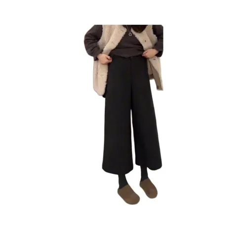 BRG Черные флисовые утепленные женские повседневные штаны