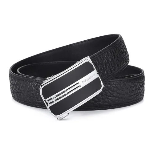 BOSSSUNWEN Rare Животные Кожа Автоматическая застежка Ремень Мужской 3,5 см