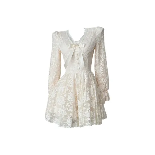 GRAYISMOON Длинное платье с длинными рукавами женское