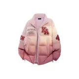 Розовая кожаная