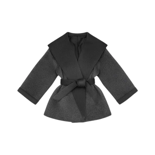 TOUCH MISS Серый Черный Многоцветный Женский Пальто