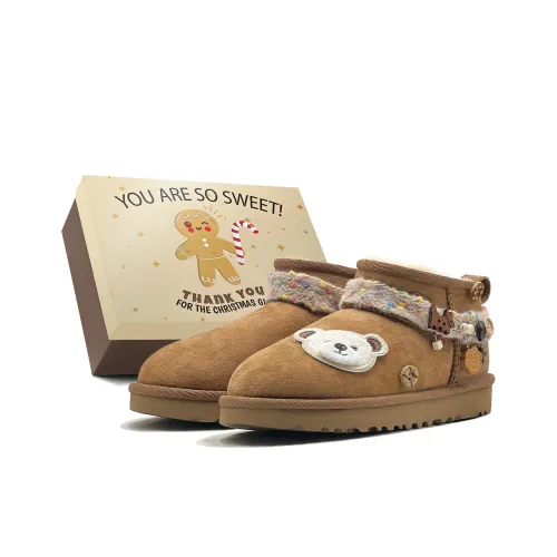 UGG CLASSIC ULTRA MINI Теплая зима Комплект Радужный Конфетный цвет Бобовый Термический Короткие Снежные Ботинки Женские