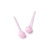 Серьги-гвоздики из биокерамики Care (розовые)