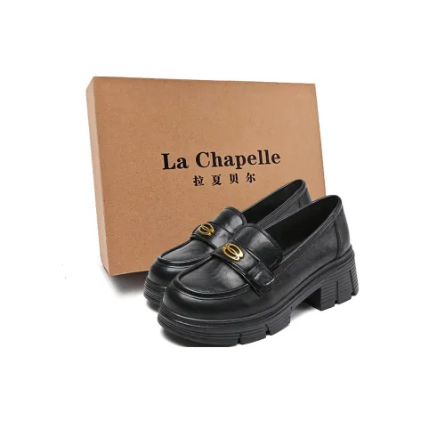 La Chapelle Лоферы 5 см Женские Черные