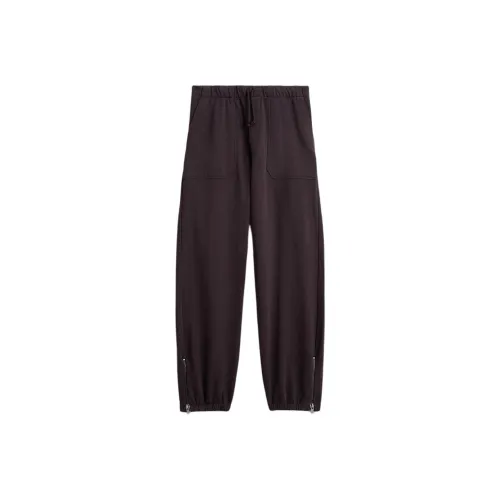 ZARA Collaboration Deep Темно-красные Мужские Повседневные Штаны