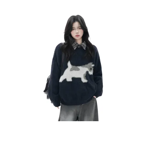 UNA RETA Черный Унисекс Трикотаж