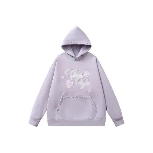 FTTHR Фиолетовый С флисовой подкладкой Унисекс Свитшоты