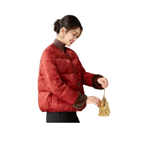MEILANNI Красный Женский пуховик