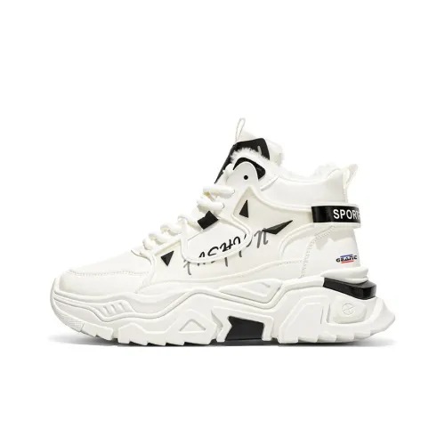 GEANC Низкий топ толстая подошва кроссовки мужские